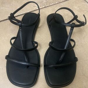Black Strappy Sandals